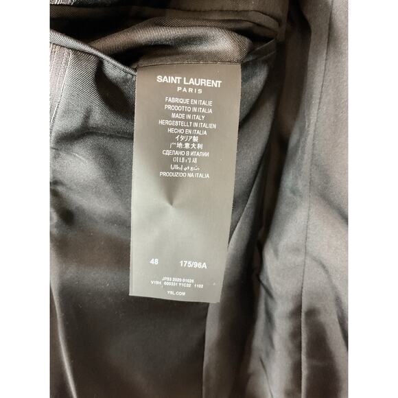 Saint Laurent NWT Flamme Shantung Tailored Blazer Mens US 38 - Picture 6 of 6